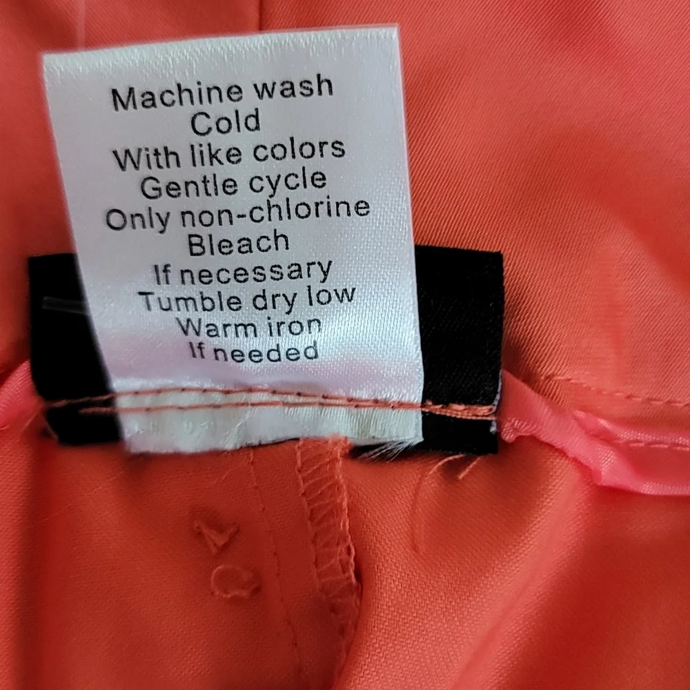 Bay Studio Women’s Tennis Golf Skirt Skort Cotton Spandex Blend Size 2P Coral. - Picture 4 of 5
